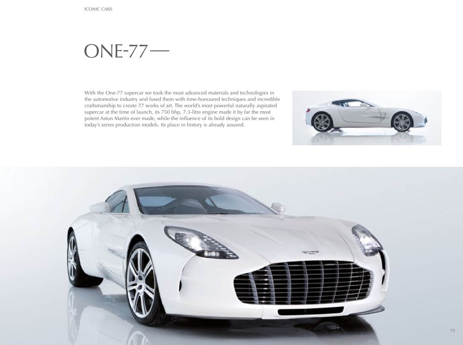 2013 Aston Martin Model Range Brochure Page 2